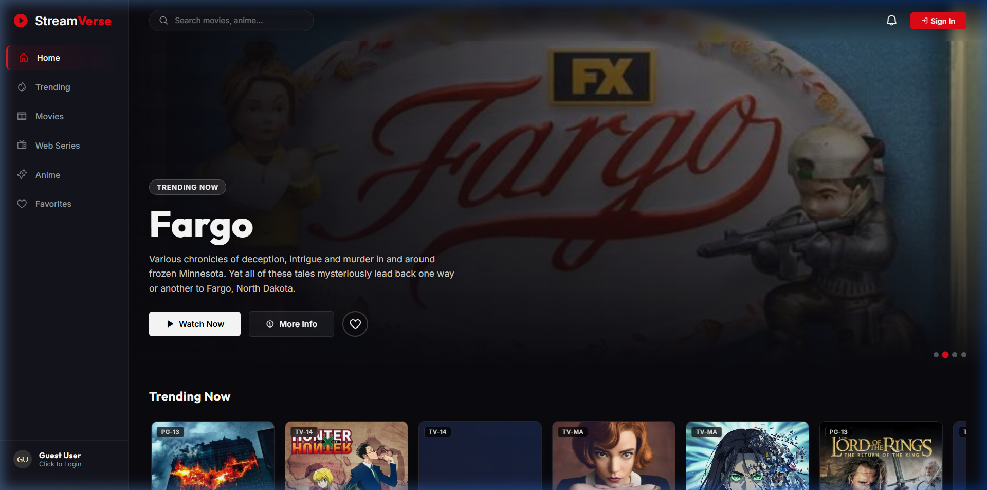 StreamVerse Platform